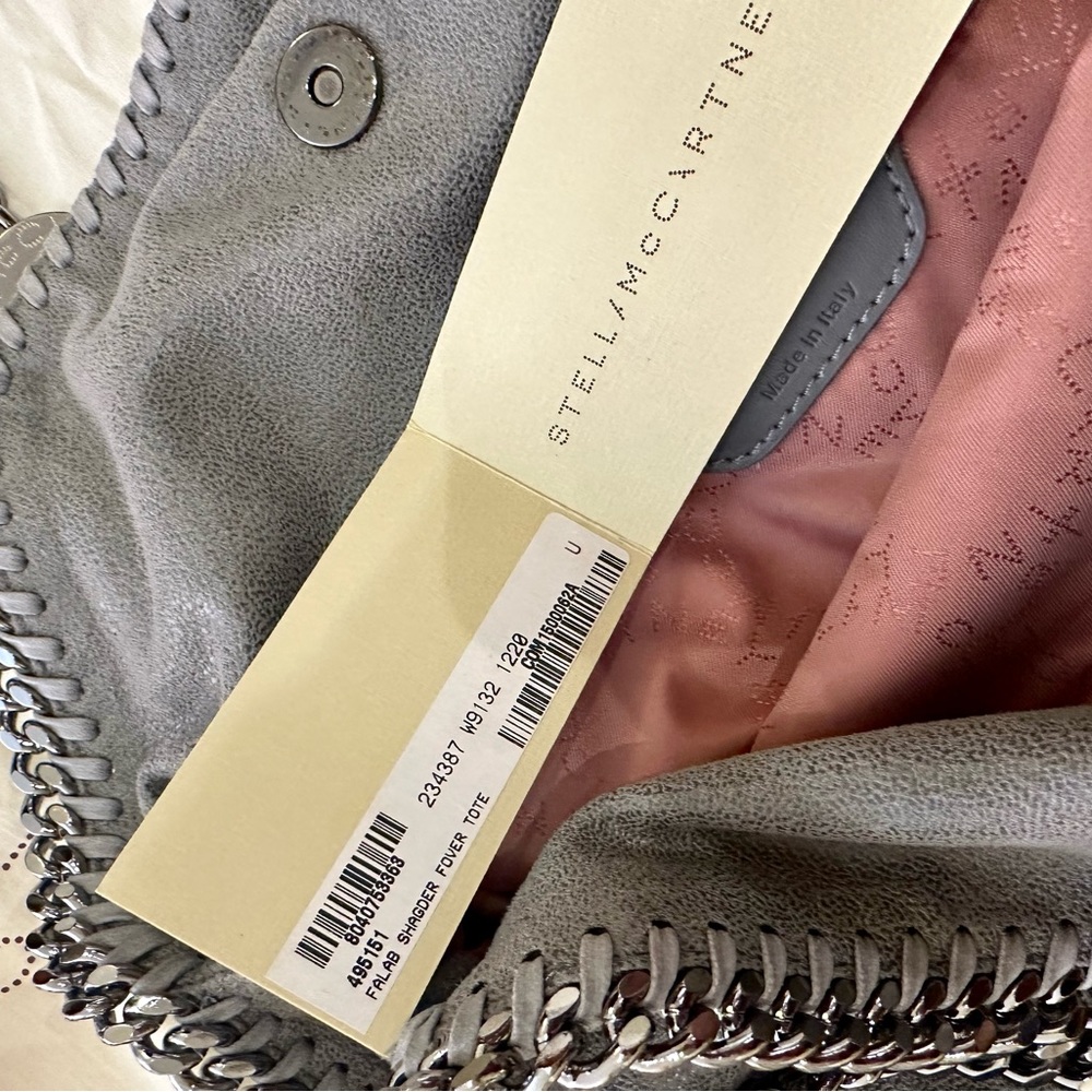 Stella Mccartney Falabella Light Grey Tote View 6
